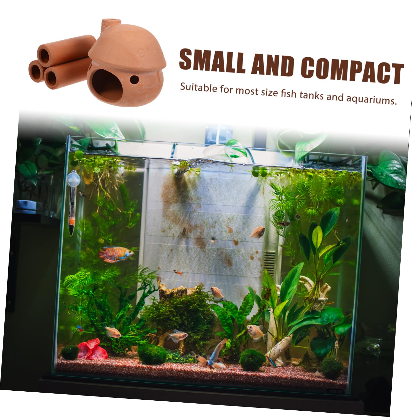 2ピース　セラミックベース水槽エミュレーションウォータープラント 2ピース セラミックベース水槽エミュレーションウォータープラント